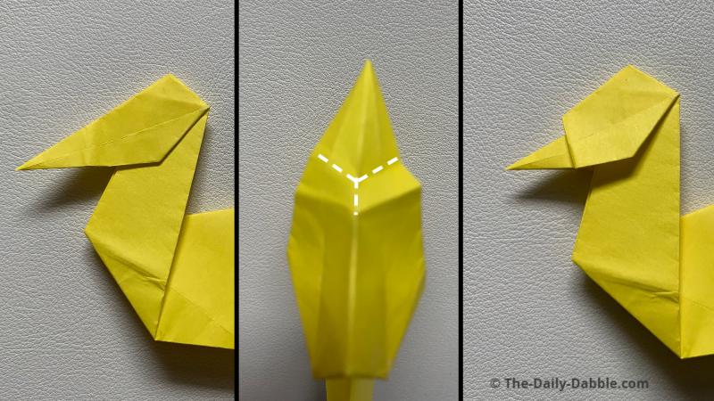 origami duck fold 14