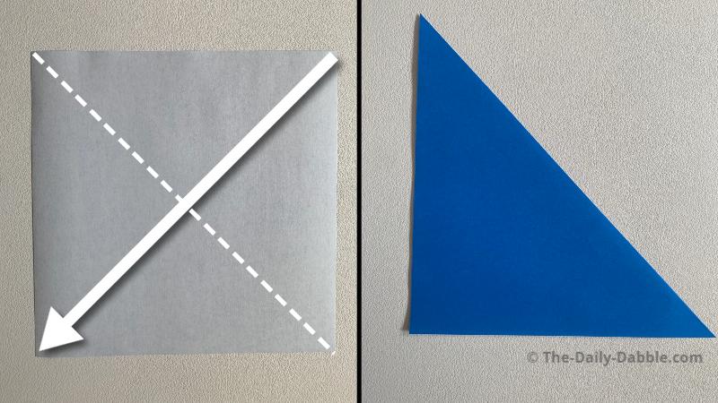 origami envelope step 1