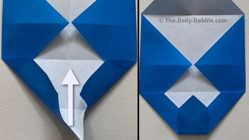 origami envelope step 11