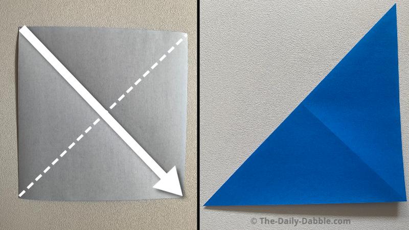 origami envelope step 2