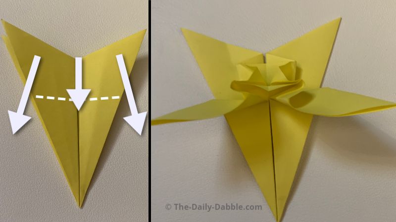 origami star step 10a