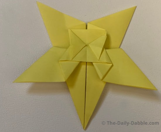 origami star step 10b