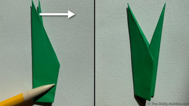 origami tulip step 14