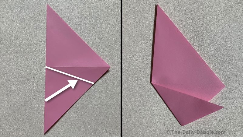 origami tulip step 3