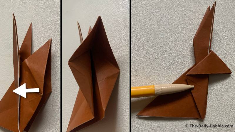 traditional origami rabbit fold 13