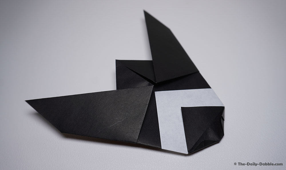 easy origami fly complete