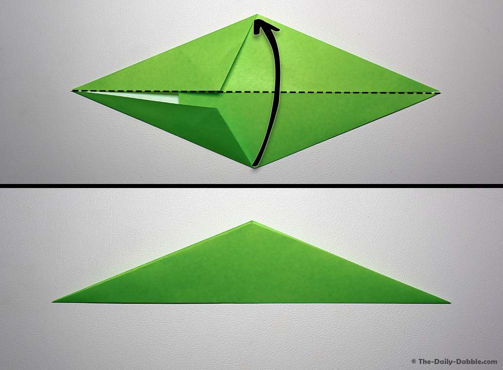 easy origami grass step 5