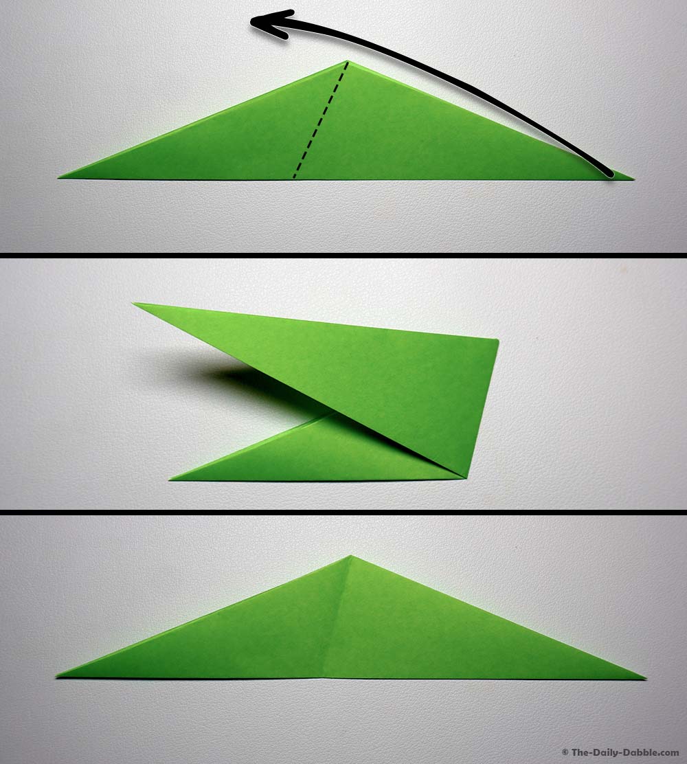 easy origami grass step 6