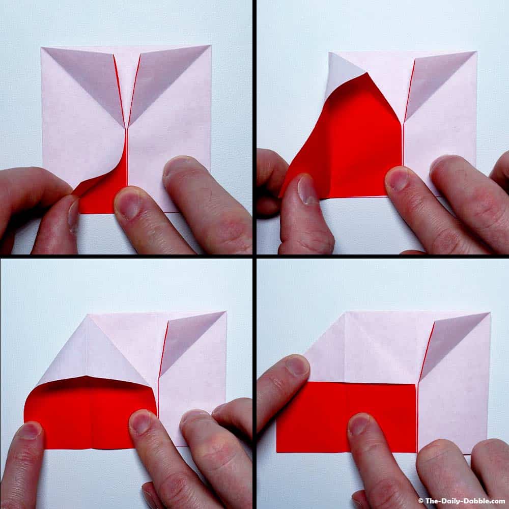 easy origami house step 6