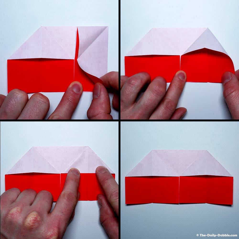 easy origami house step 7