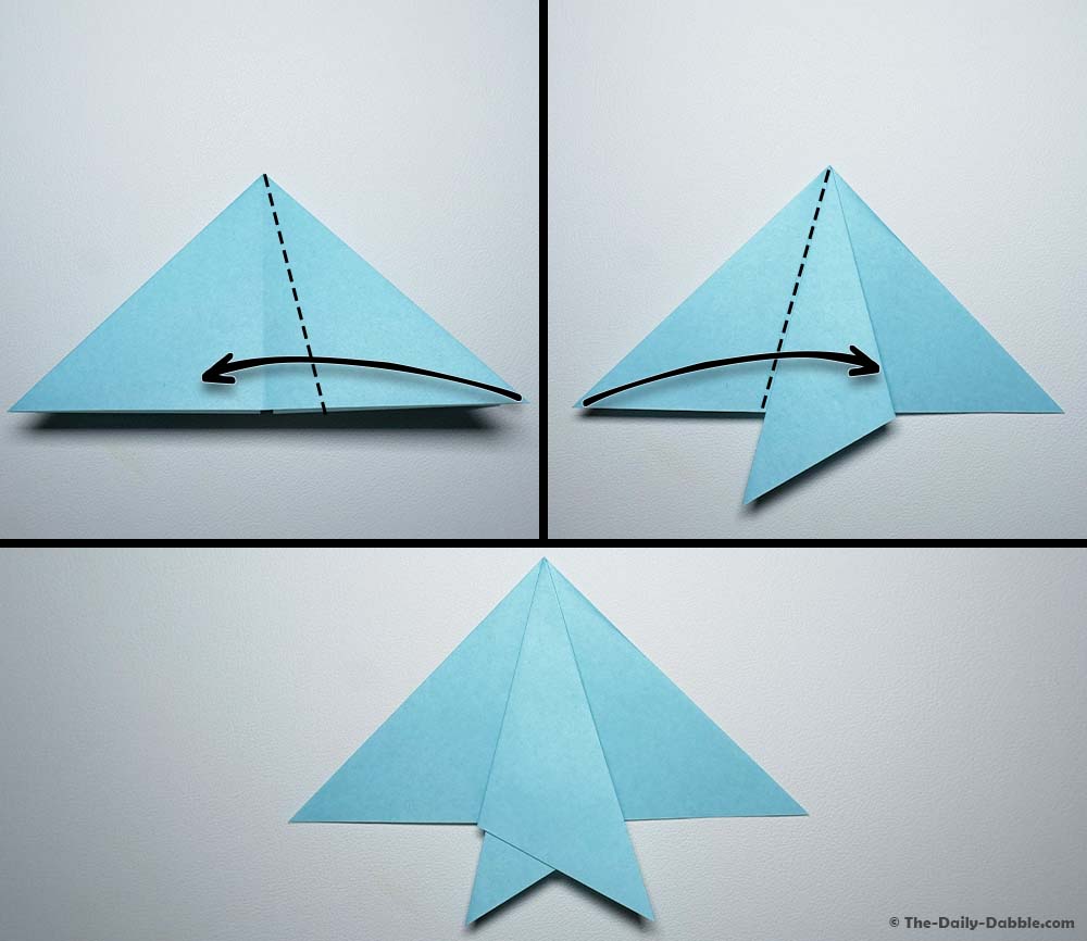 origami swallow step 7