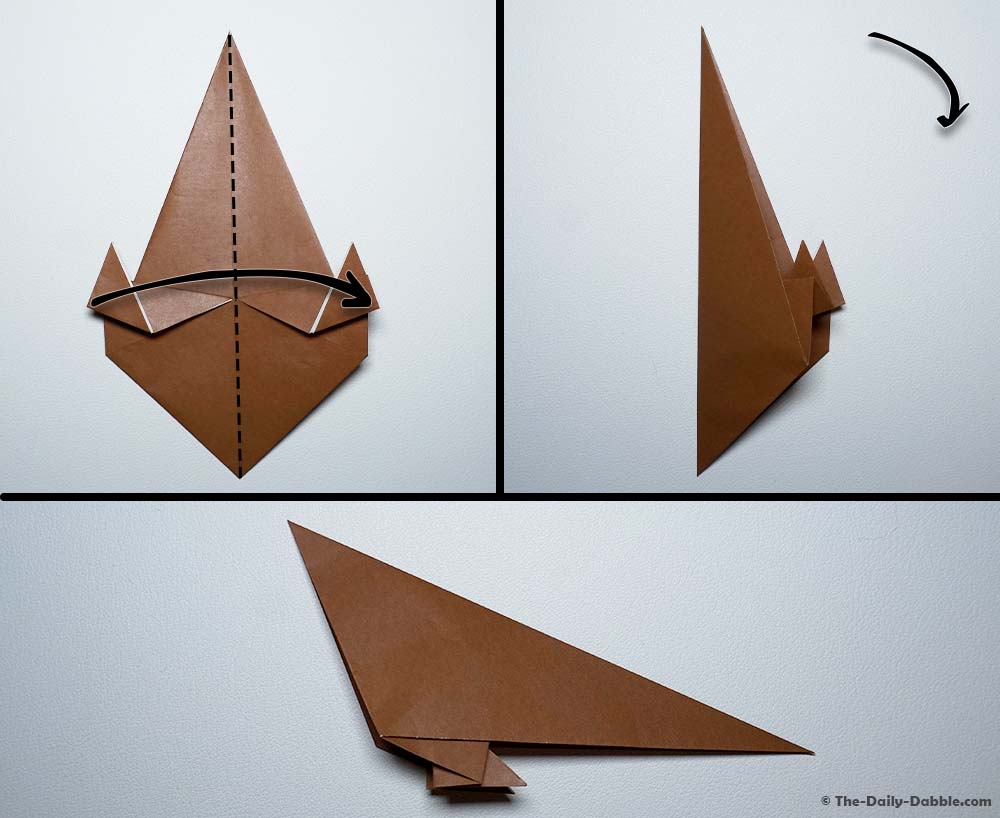 origami turkey step 10