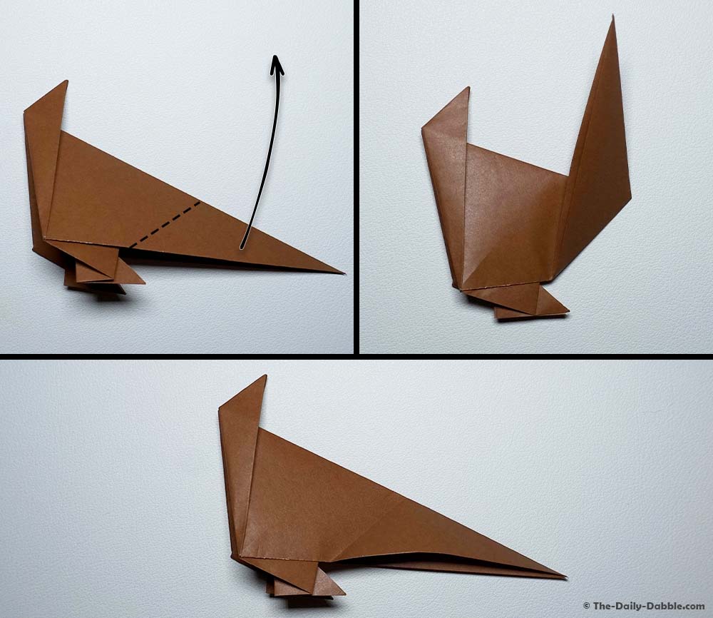 origami turkey step 13