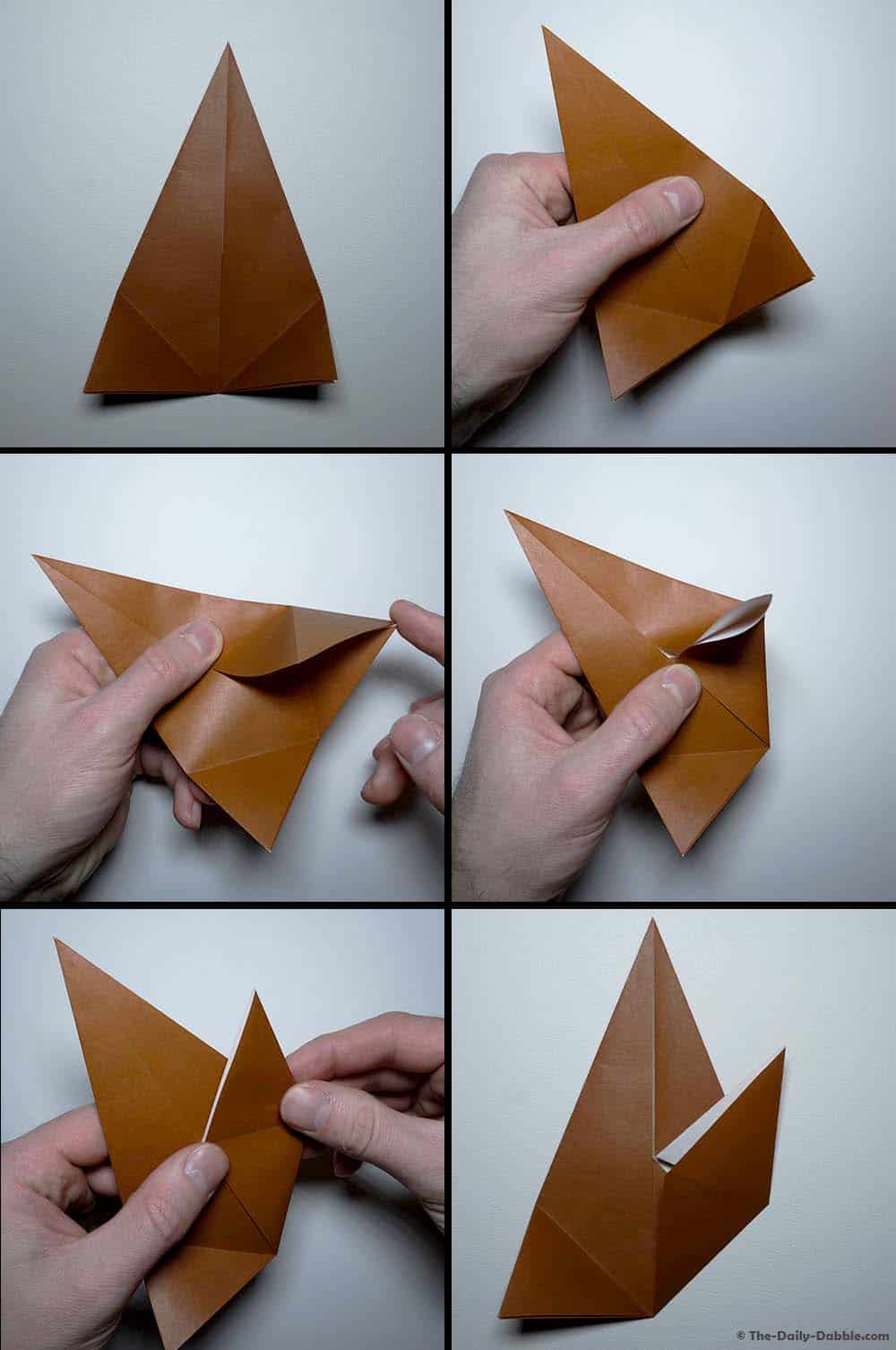 origami turkey step 6