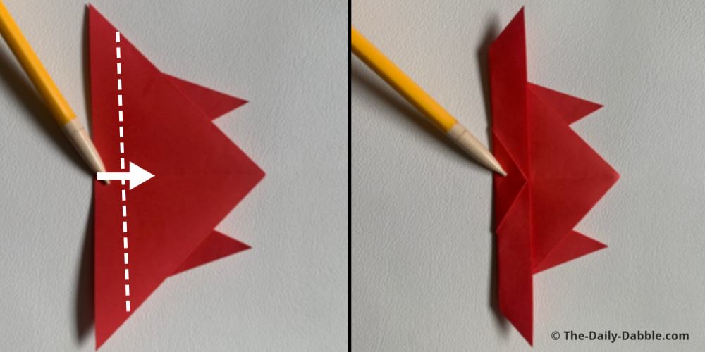 easy origami crab fold 7
