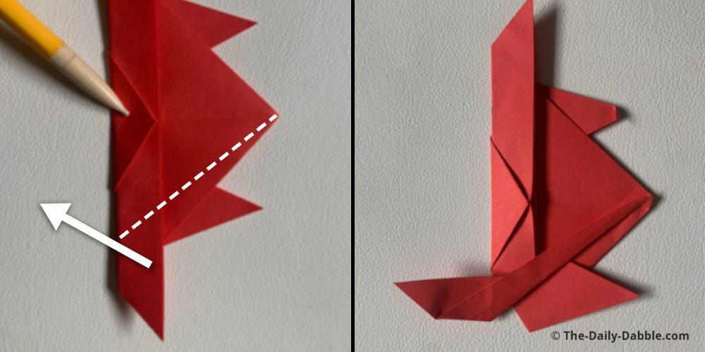 easy origami crab fold 8