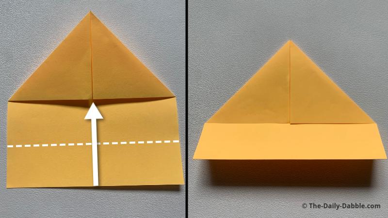 easy origami crown fold 03