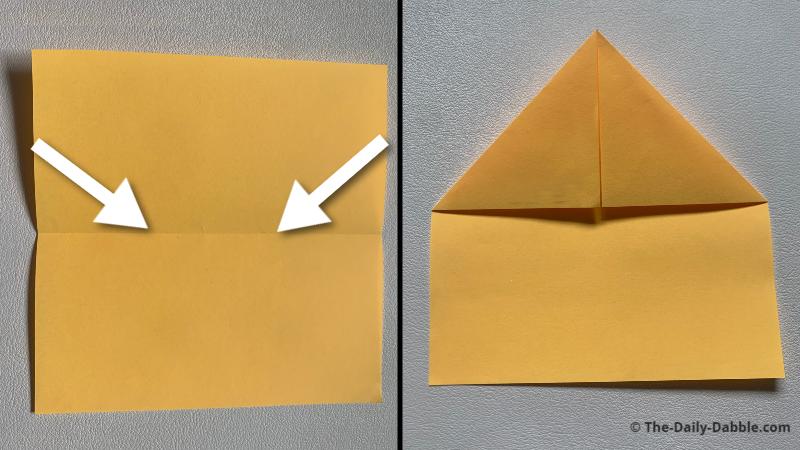 easy origami crown fold 2