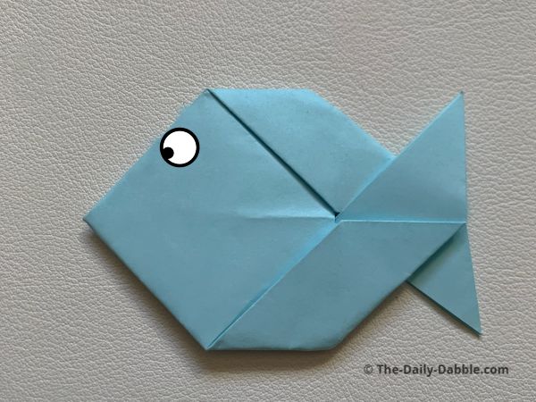 easy origami fish complete