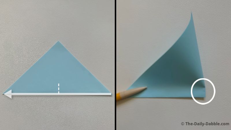 easy origami fish fold 2