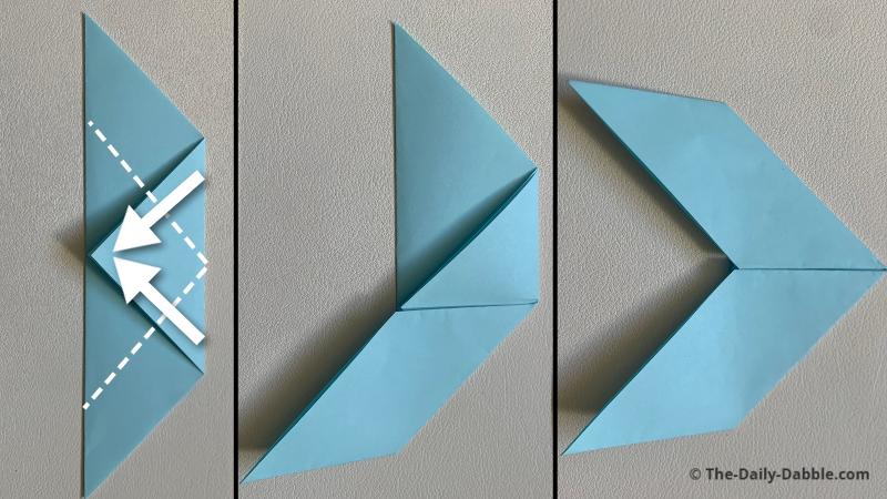 easy origami fish fold 4