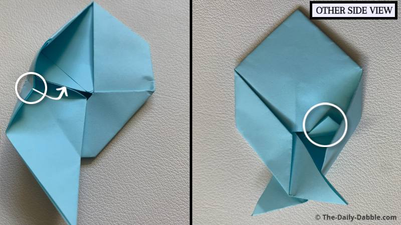 easy origami fish fold 7