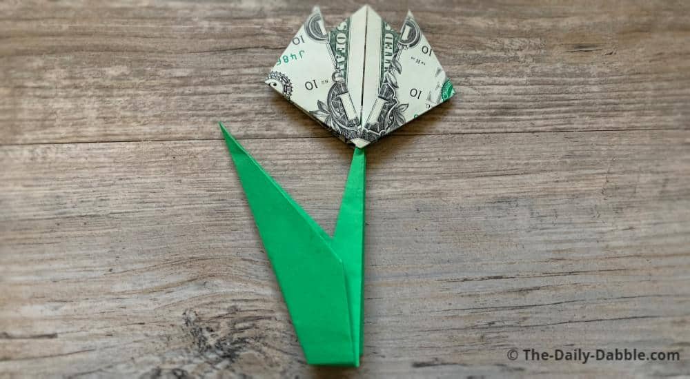 money origami tulip