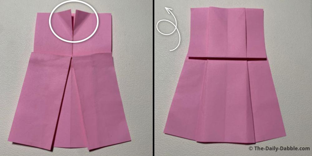origami dress fold 07