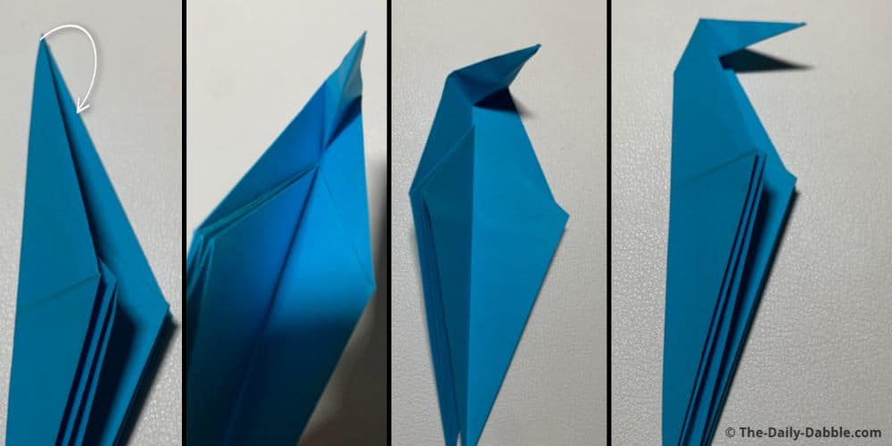 origami hummingbird fold 12