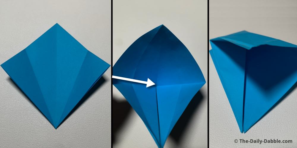 origami hummingbird fold 8