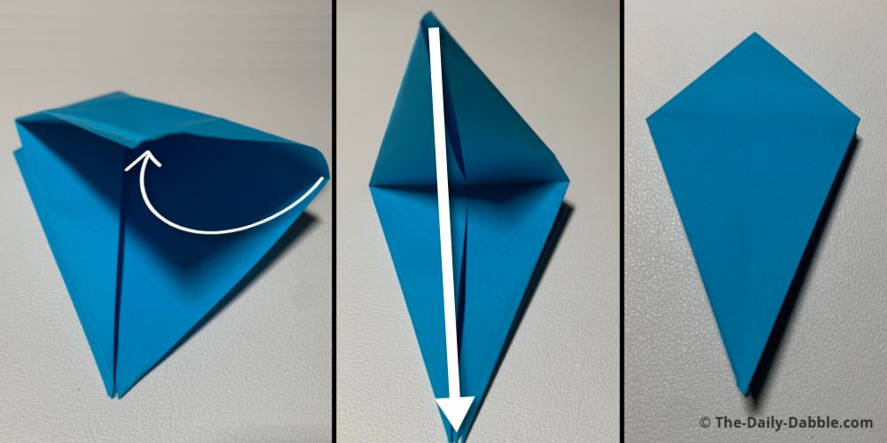 origami hummingbird fold 9
