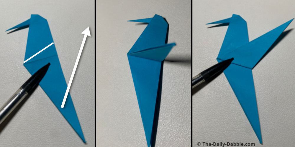 origami hummingbird folds 15