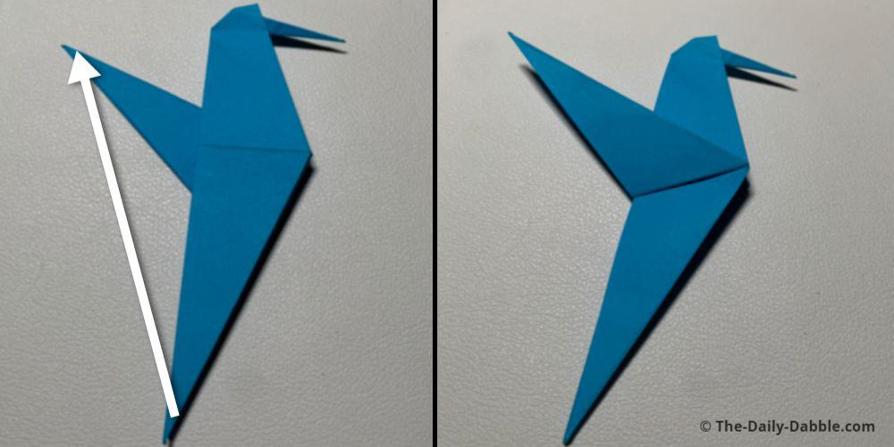 origami hummingbird folds 16