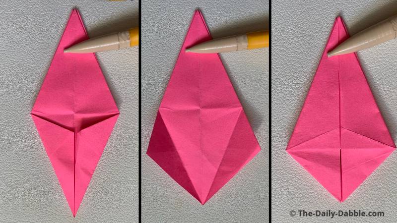 origami lily fold 16