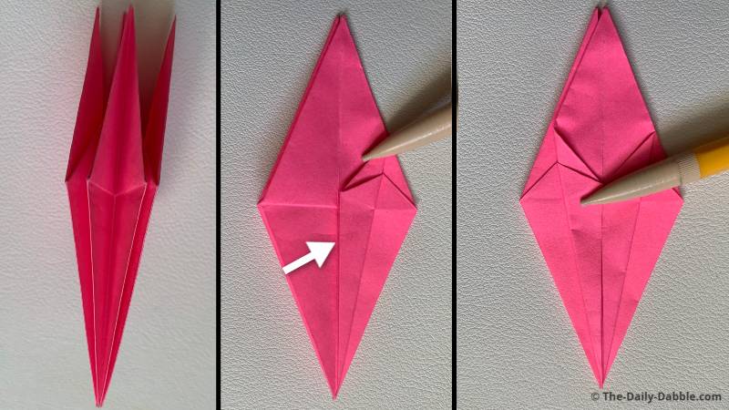 origami lily fold 20