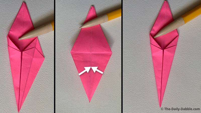 origami lily fold 22