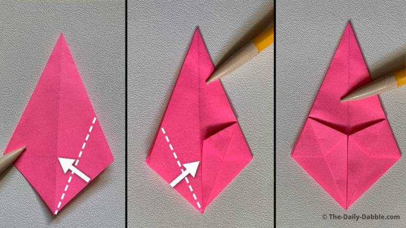 origami lily fold 8