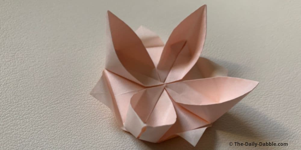 origami lotus flower design