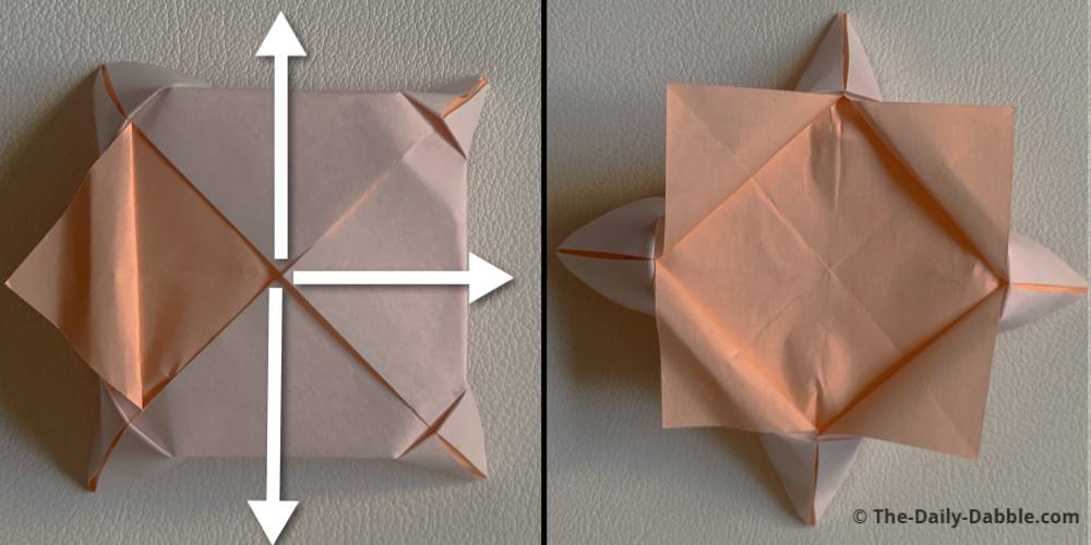 origami lotus flower fold 8