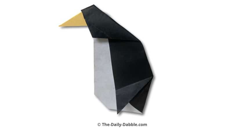 origami penguin complete