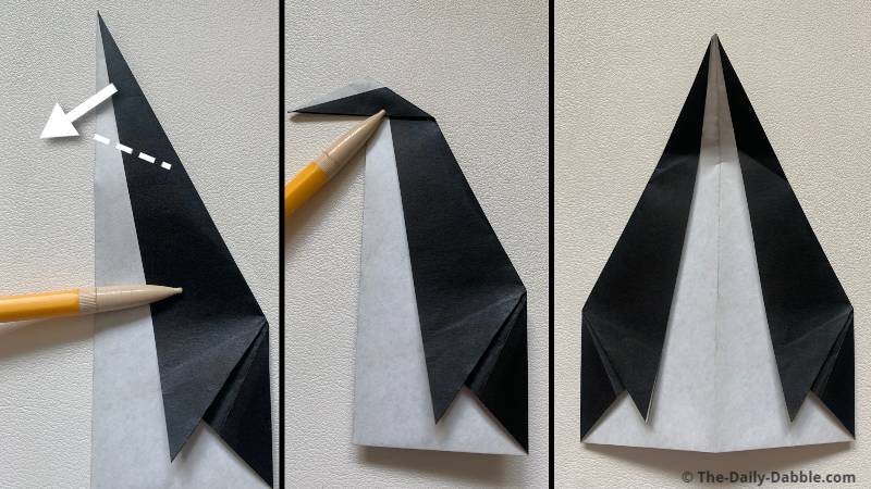 origami penguin fold 10