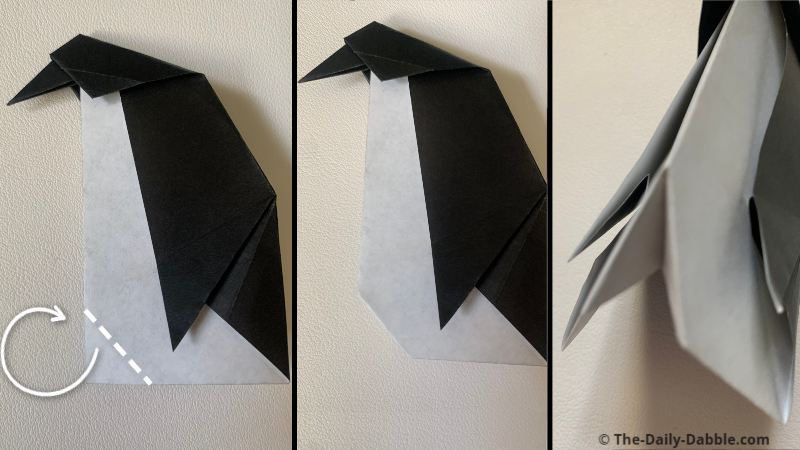 origami penguin fold 13