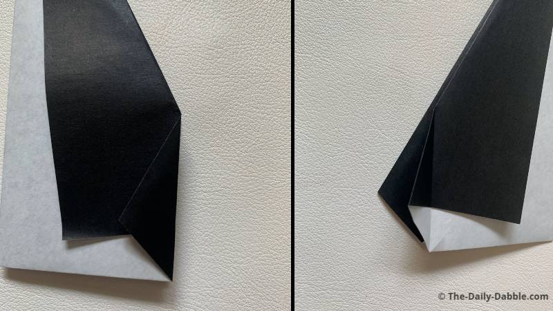 origami penguin fold 7