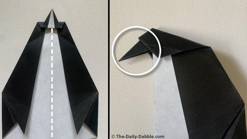 origami penguin fold.12