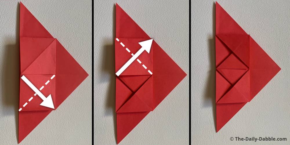 origami rose fold 6