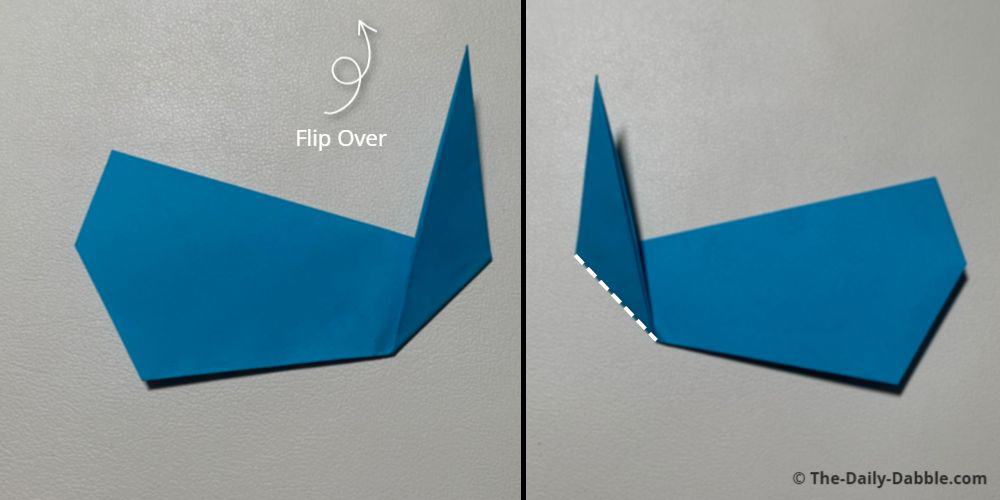 easy origami whale fold 6