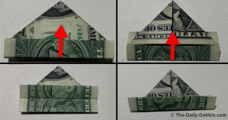 dollar bill origami hat 7