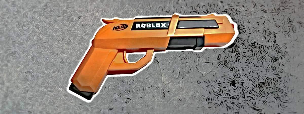 ARSENAL LASER RIFLE + JAILBREAK WEAPONS ARE ROBLOX NERF GUNS