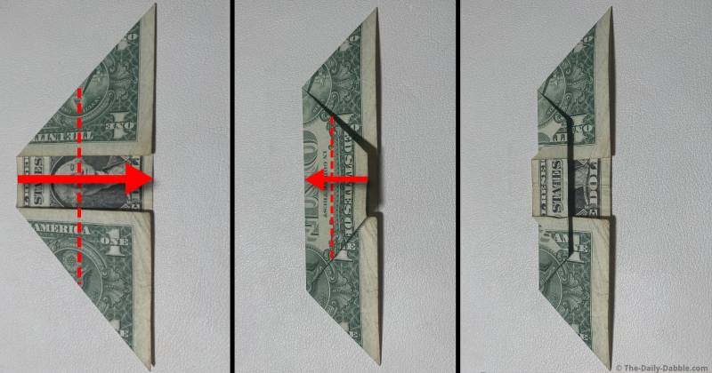 dollar bill origami bat 3