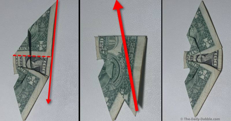 dollar bill origami bat 6
